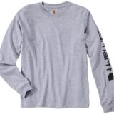 t shirt logo manches longues