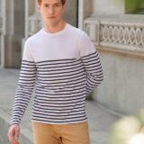 t shirt breton à manches longues