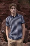 polo jersey à rayures