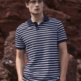 polo jersey à rayures