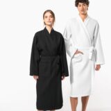 peignoir kimono nid d'abeille