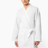 peignoir kimono nid d'abeille