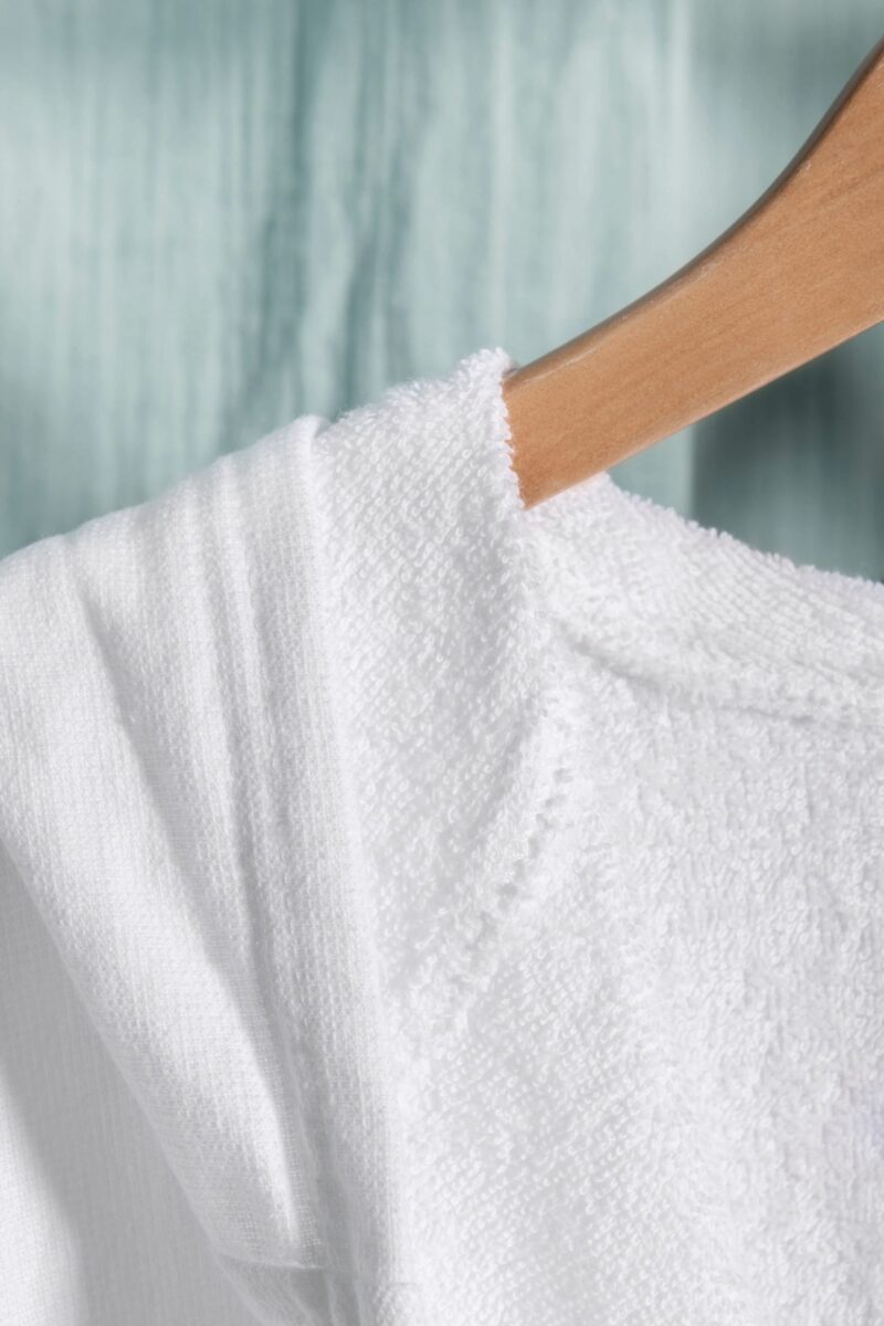 peignoir de bain à capuche bio