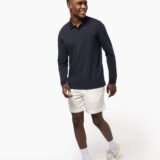 polo piqué manches longues bio180 homme