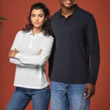 polo piqué manches longues bio180 homme