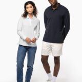 polo piqué manches longues bio180 homme