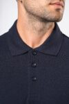 polo piqué manches courtes bicolore homme