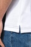 polo piqué manches courtes bicolore homme