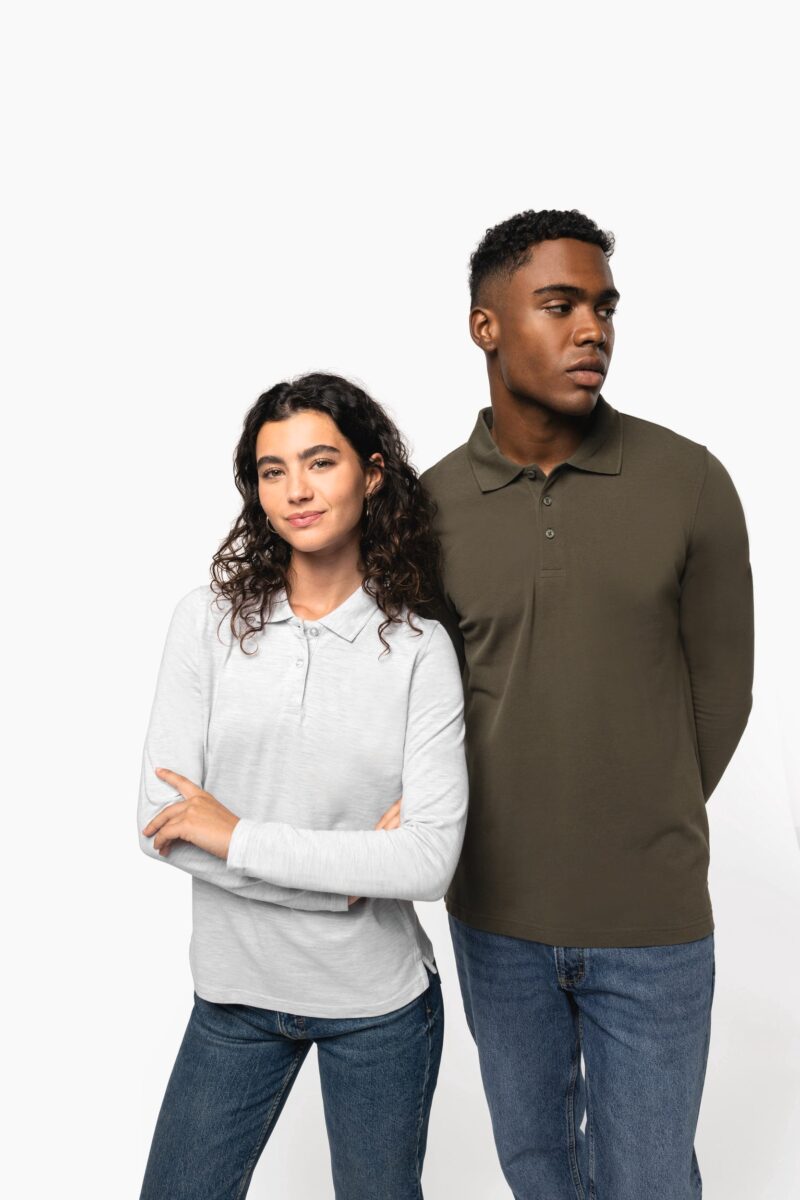 polo manches longues homme