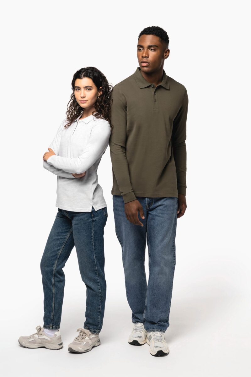 polo manches longues homme