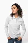 polo manches longues femme