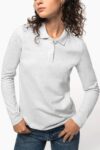 polo manches longues femme