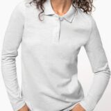 polo manches longues femme