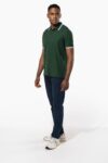 polo homme manches courtes à liserés contrastés