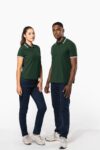 polo homme manches courtes à liserés contrastés