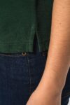 polo femme manches courtes à liserés contrastés