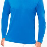 t shirt col v manches longues homme