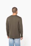 t shirt col rond manches longues homme