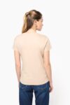 t shirt col rond manches courtes femme