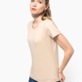 t shirt col rond manches courtes femme