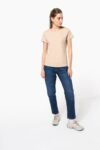 t shirt col rond manches courtes femme