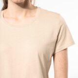 t shirt col rond manches courtes femme