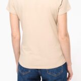 t shirt col rond manches courtes femme