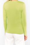 t shirt col v manches longues femme
