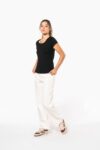 t shirt col bateau manches courtes femme
