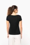 t shirt col bateau manches courtes femme