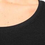 t shirt col bateau manches courtes femme