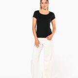 t shirt col bateau manches courtes femme