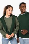 sweat shirt recyclé col rond unisexe