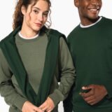sweat shirt recyclé col rond unisexe