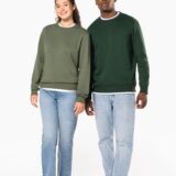 sweat shirt recyclé col rond unisexe