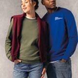 sweat shirt recyclé col rond unisexe