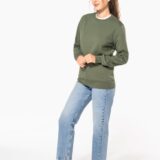 sweat shirt recyclé col rond unisexe