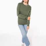sweat shirt recyclé col rond unisexe