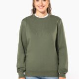 sweat shirt recyclé col rond unisexe