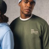 sweat shirt recyclé col rond unisexe