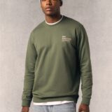 sweat shirt recyclé col rond unisexe