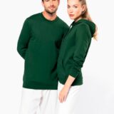 sweat shirt recyclé col rond unisexe