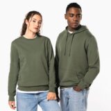 sweat shirt recyclé col rond unisexe