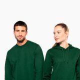 sweat shirt recyclé col rond unisexe
