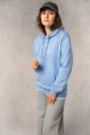 sweat shirt recyclé à capuche unisexe