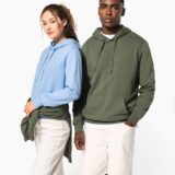 sweat shirt recyclé à capuche unisexe