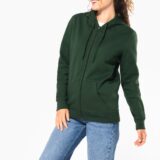 sweat shirt recyclé zippé à capuche unisexe sweat shirt recyclé zippé à capuche unisexe