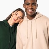 sweat shirt recyclé zippé à capuche unisexe sweat shirt recyclé zippé à capuche unisexe