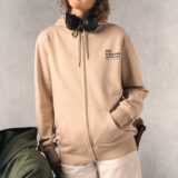 sweat shirt recyclé zippé à capuche unisexe sweat shirt recyclé zippé à capuche unisexe
