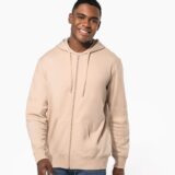 sweat shirt recyclé zippé à capuche unisexe sweat shirt recyclé zippé à capuche unisexe